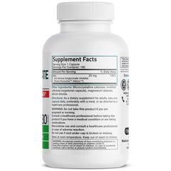 Iron Bisglycinate 25 mg supports energy and circulation