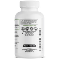 GMO-free, gluten-free and soy-free badges for Bronson Rhodiola Rosea