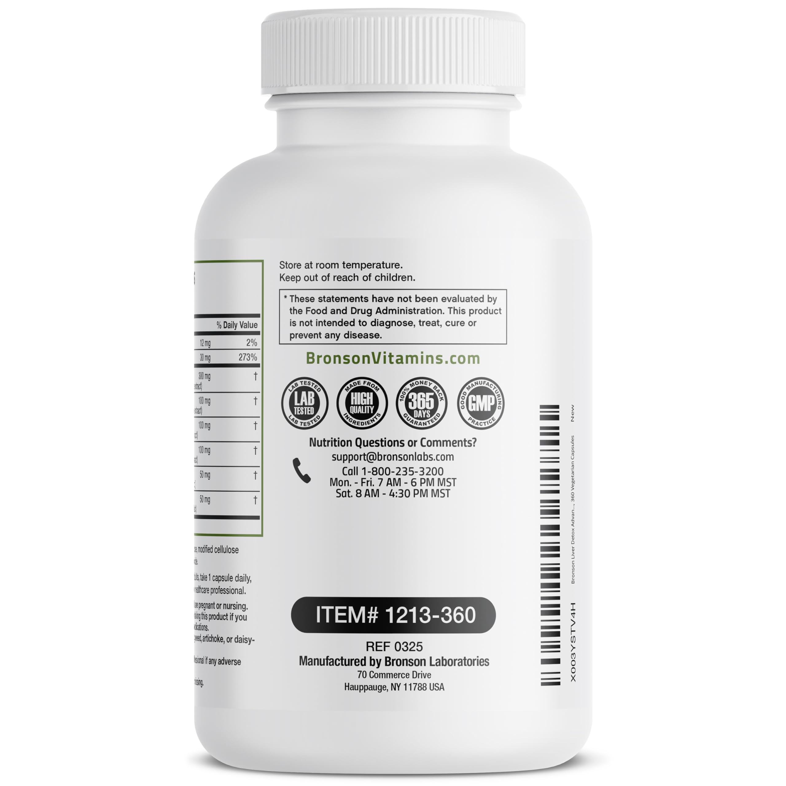 Bronson Vitamins logo with 'Trusted Since 1960'