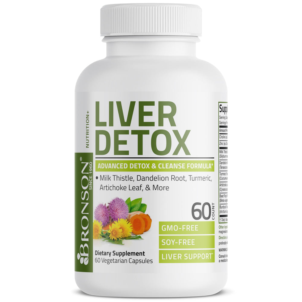 Bronson Liver Detox ingredients turmeric closeup with earthy tones and natural spice notes.