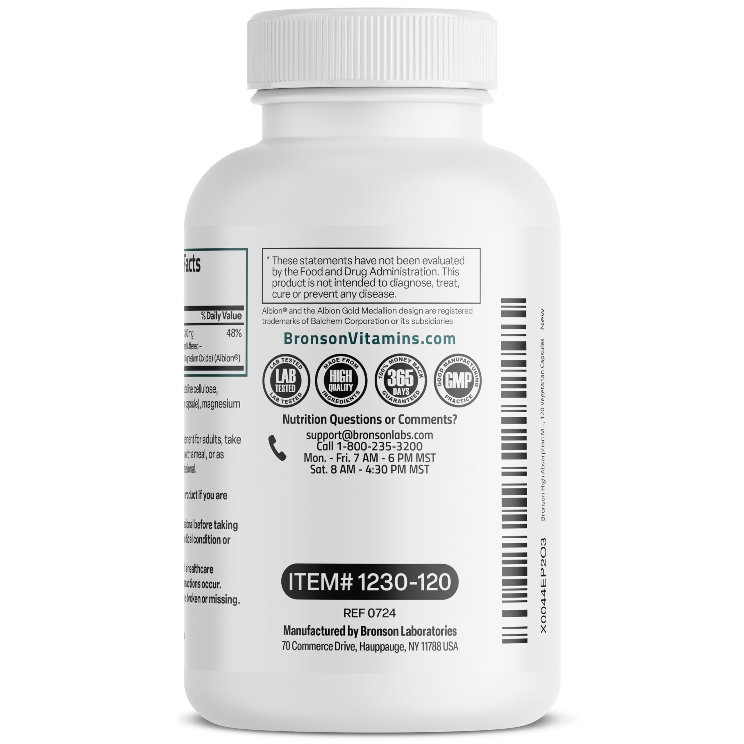 Laboratory-tested purity and quality badge