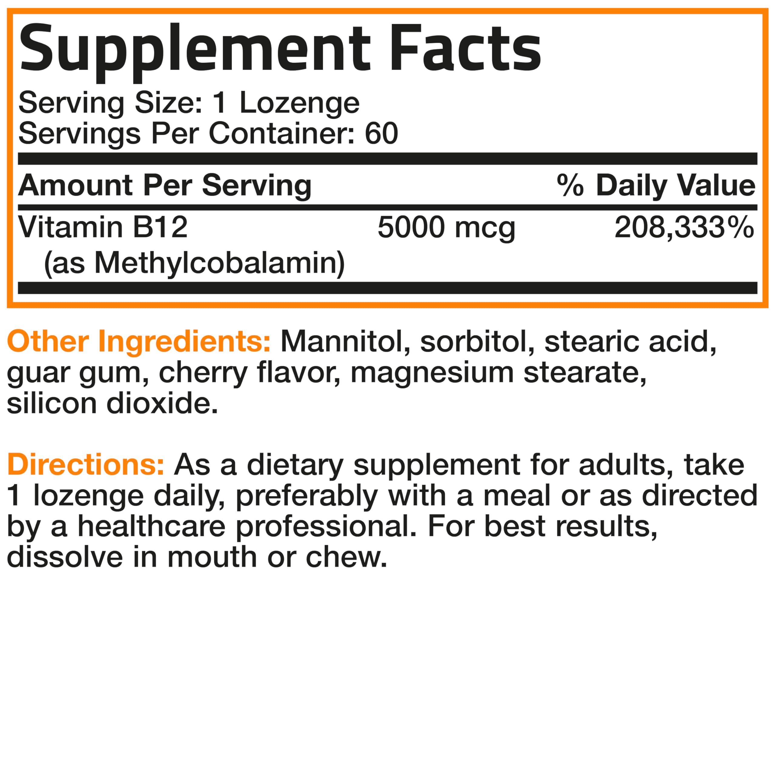 Bronson Vitamins branding and NY facility information on label