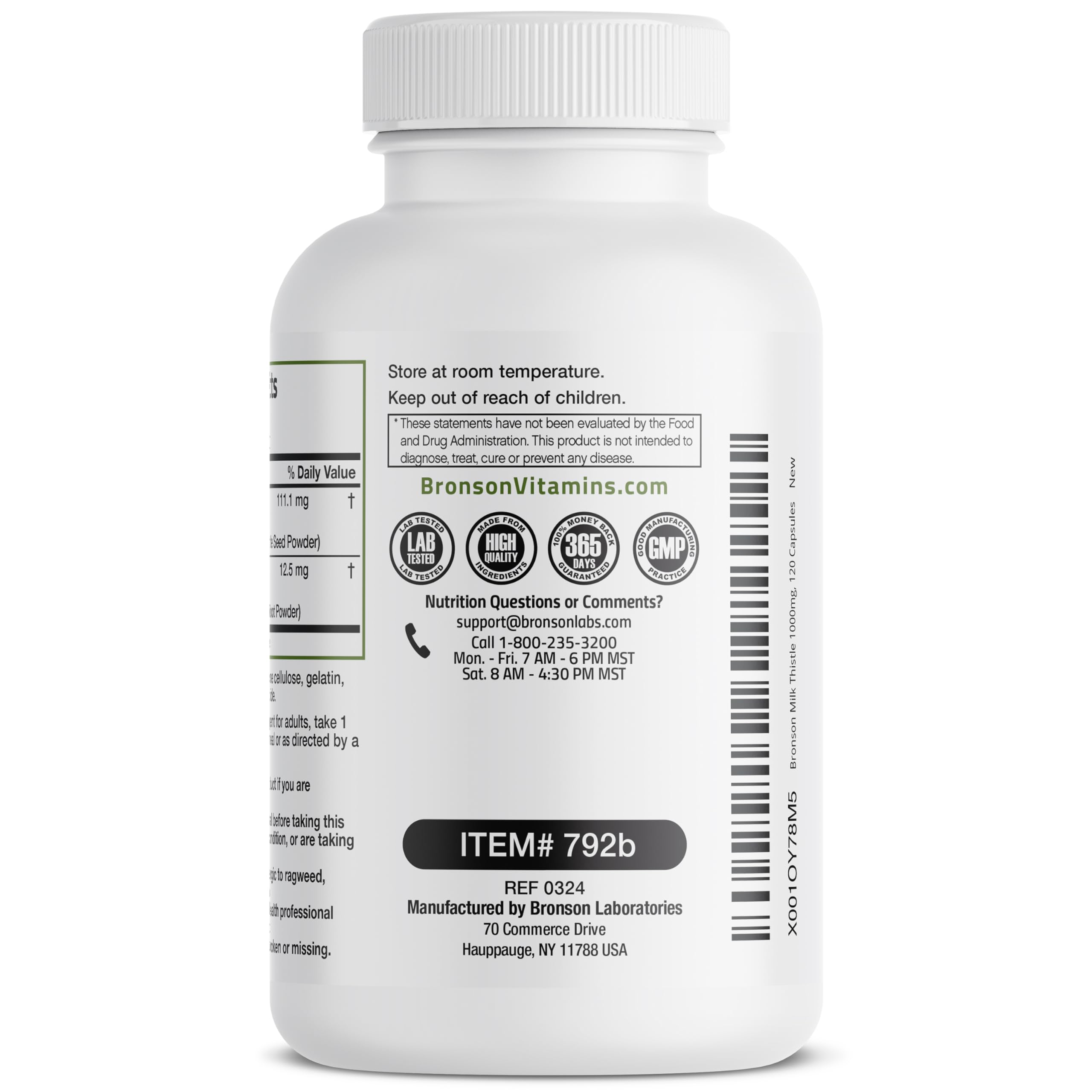 Bronson Vitamins brand trusted since 1960 banner