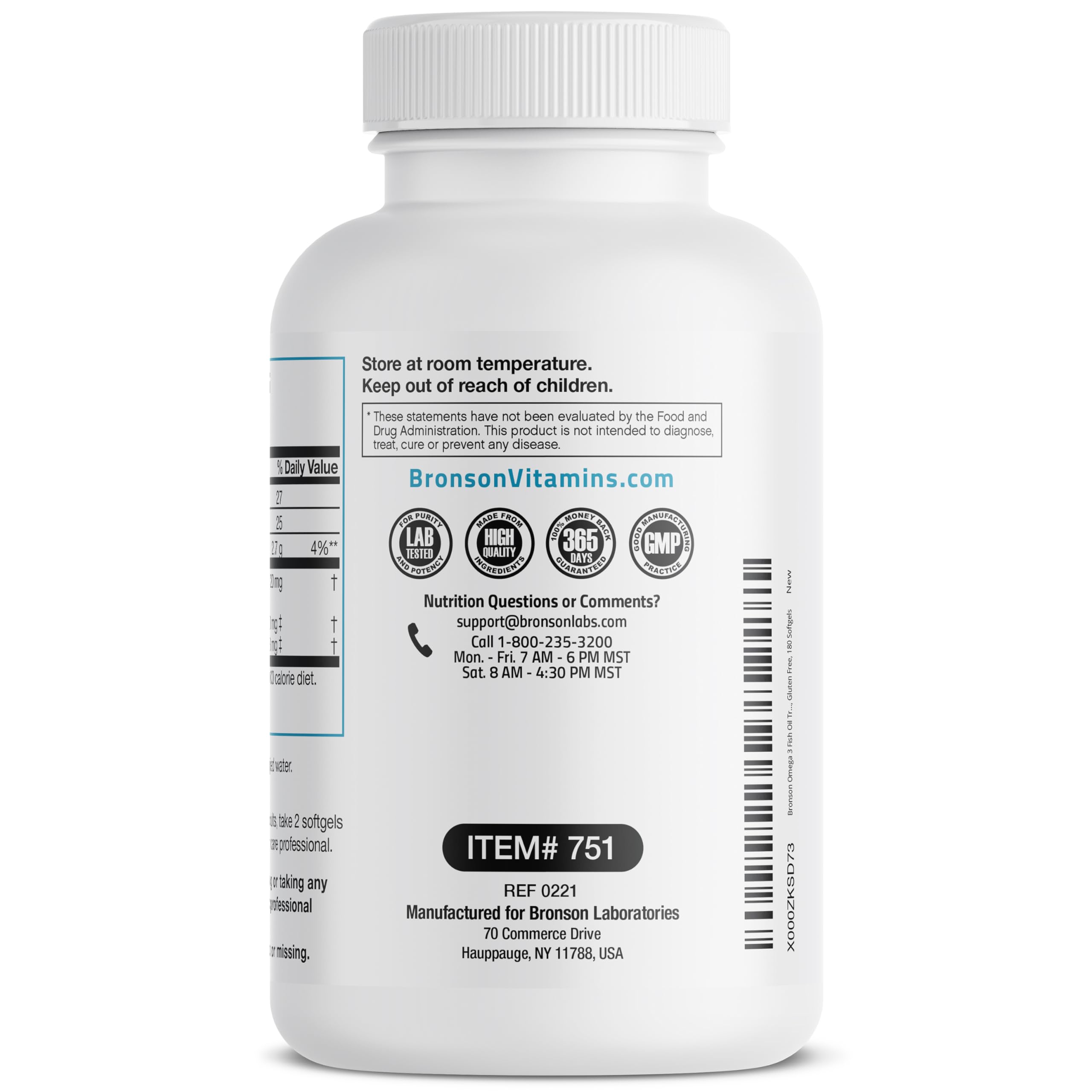 Non-GMO and gluten-free product label