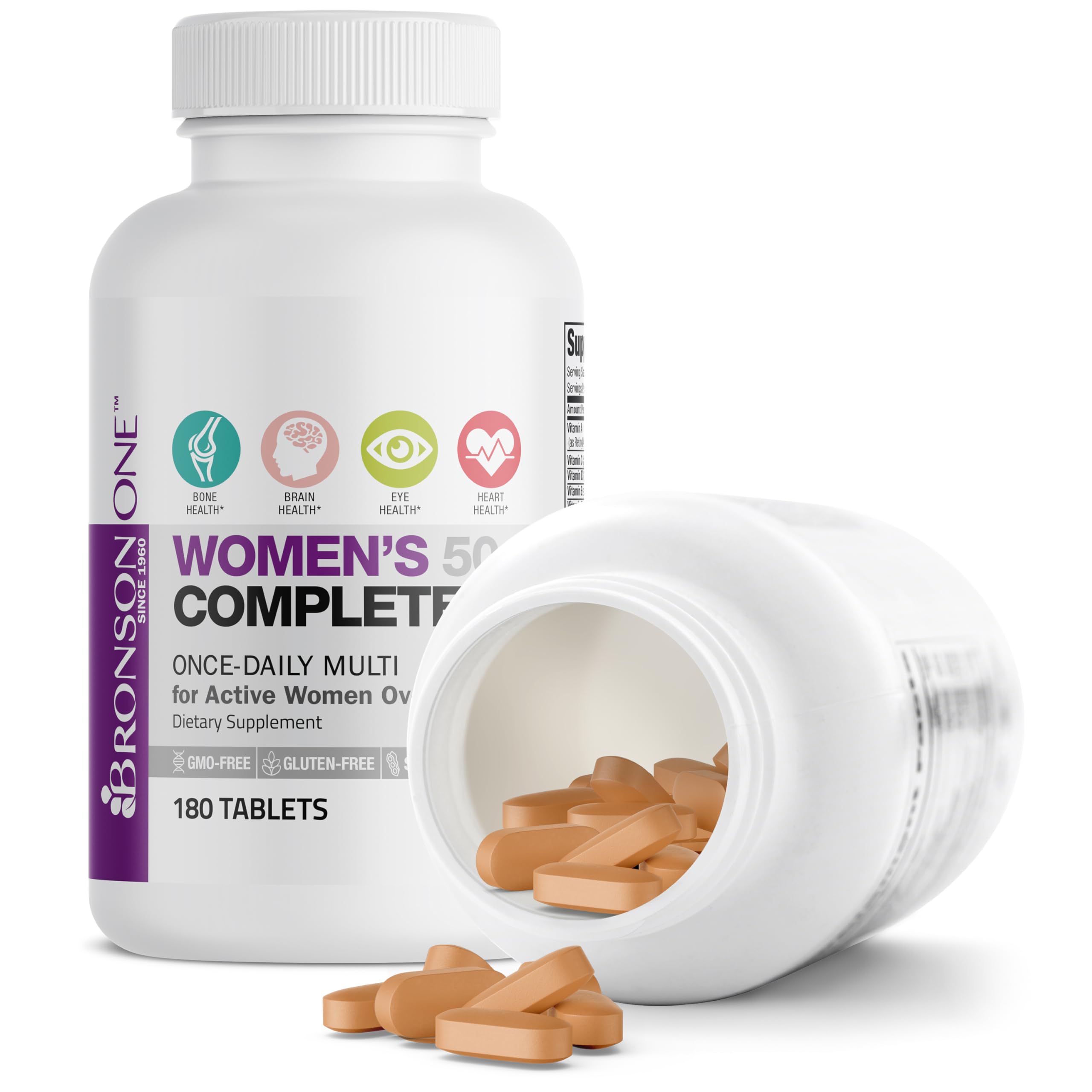 Active lifestyle with Bronson ONE Daily Women's 50+ Multivitamin
