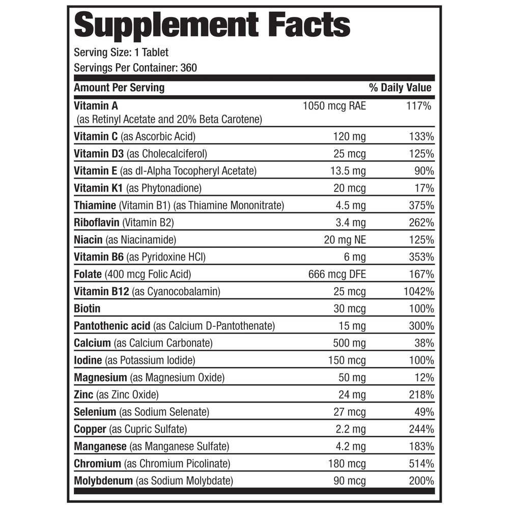 Packaging close-up of Bronson ONE Daily Women’s 50+
