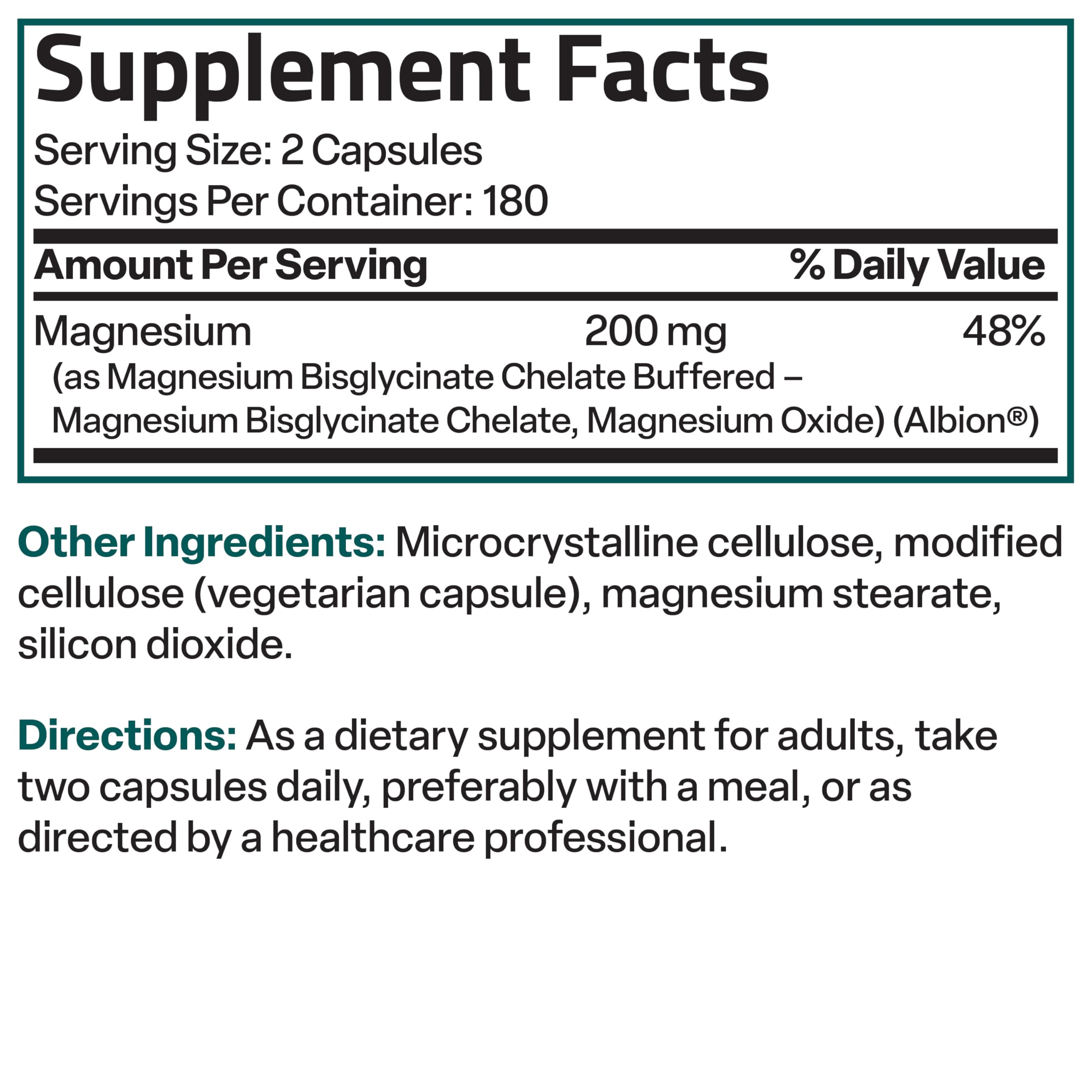 Product packaging and front label close-up