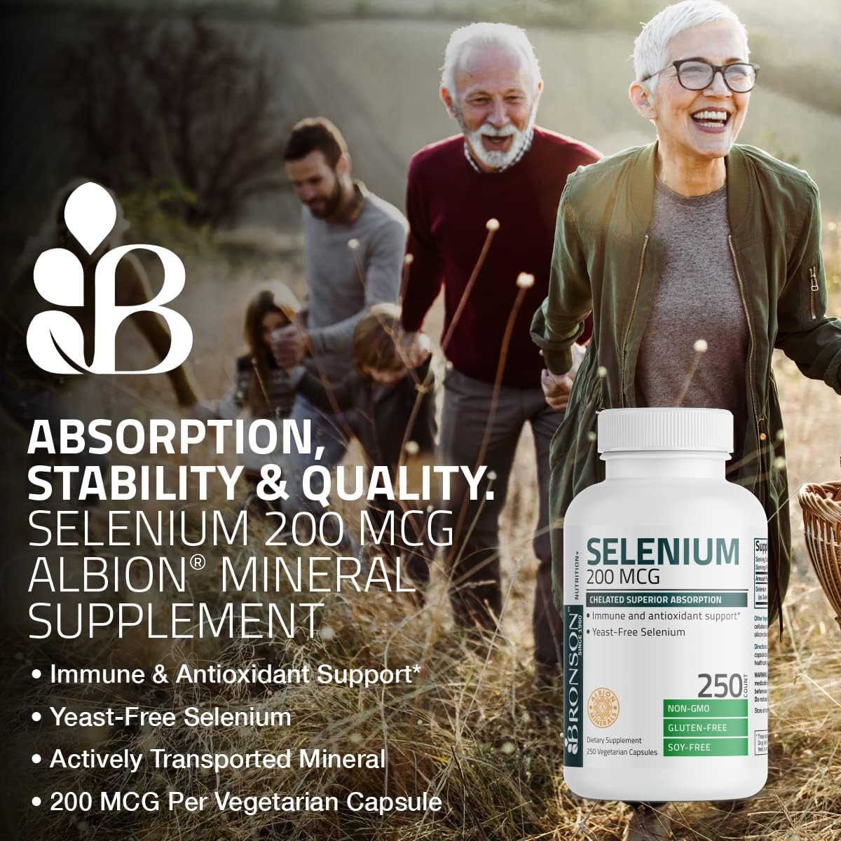 Albion chelated selenium for superior absorption