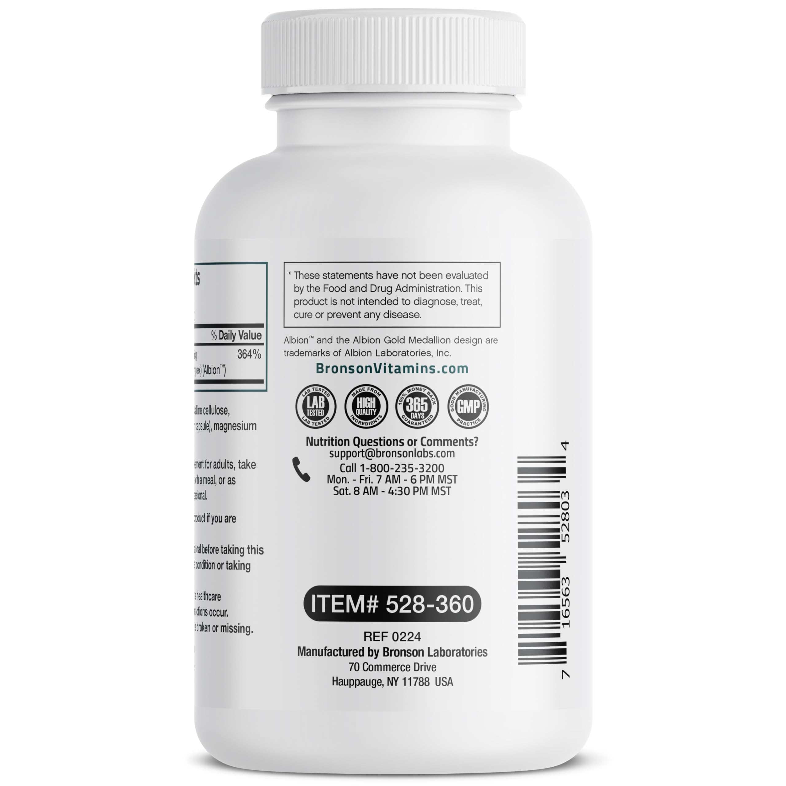 Yeast-free formula badge