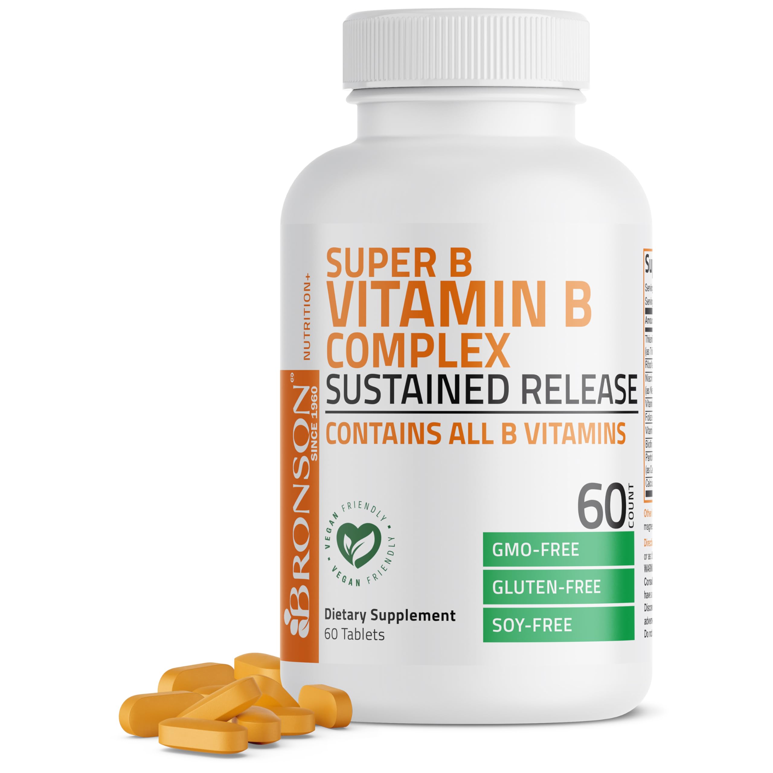 Bronson Super B Complex Sustained Release bottle with label