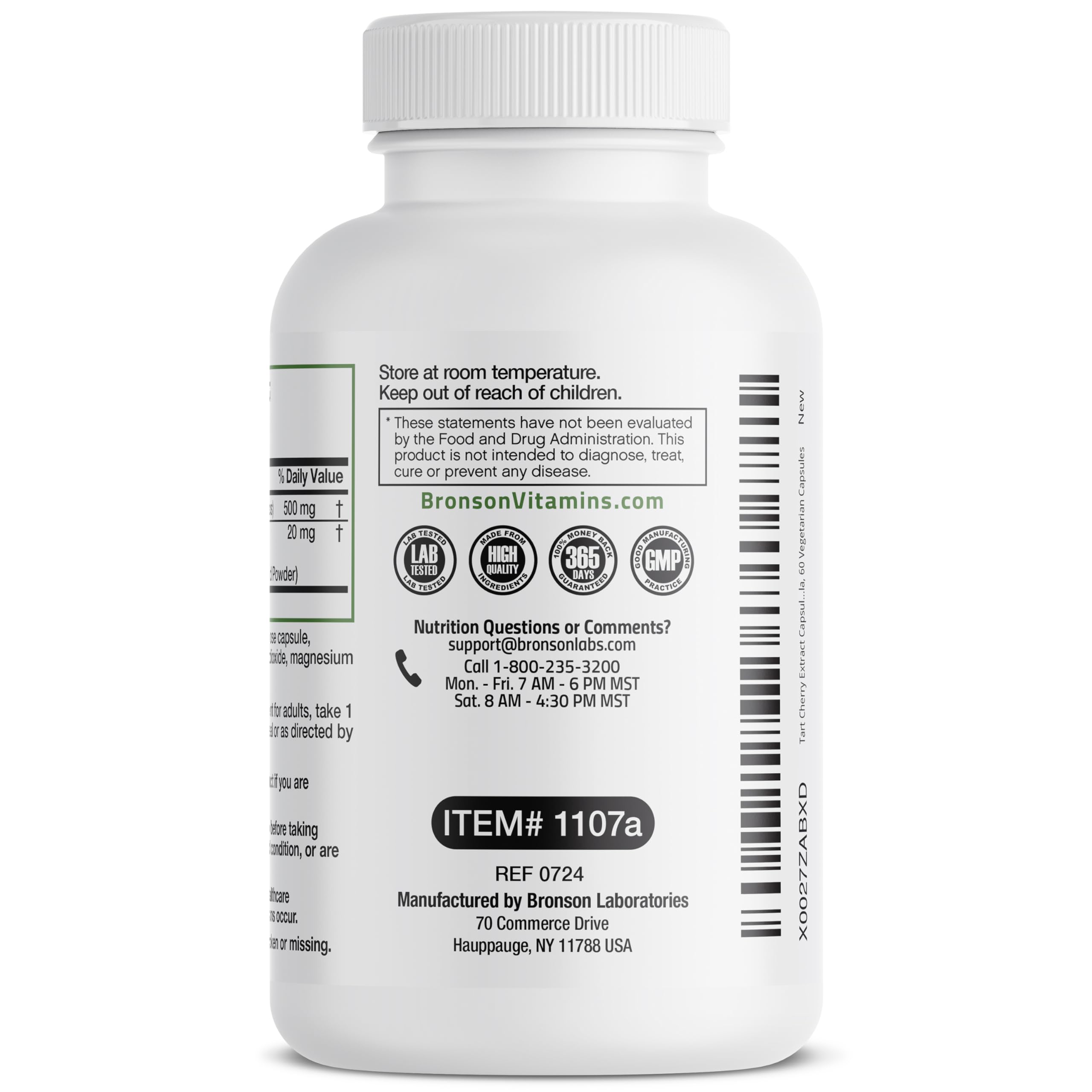 Bronson Vitamins heritage symbol since 1960