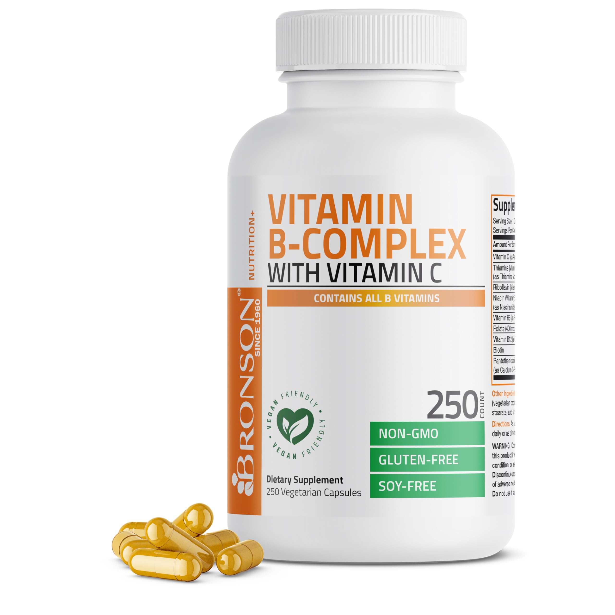 Bronson Vitamin B Complex with Vitamin C bottle