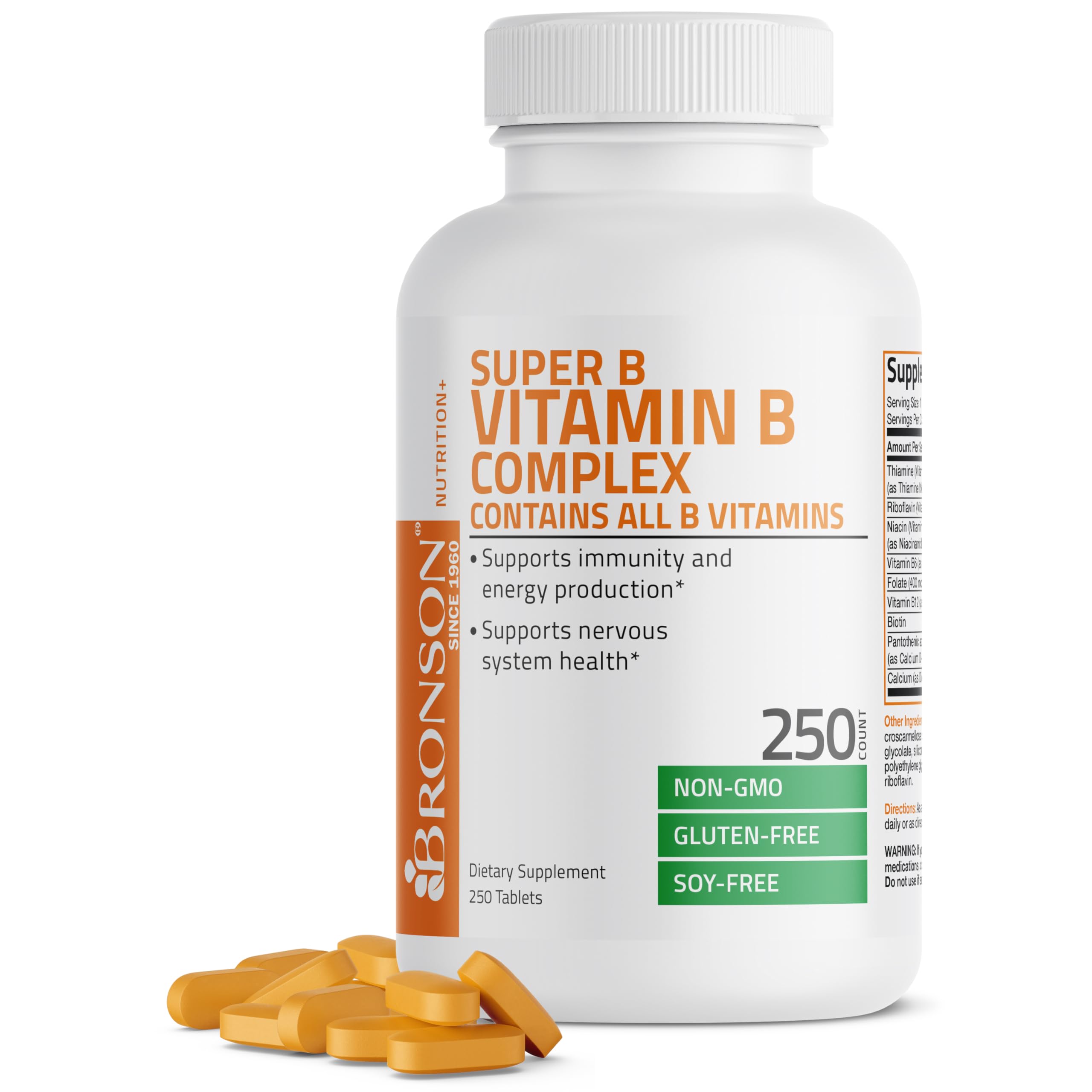 Bronson Vitamin B Complex bottle with label