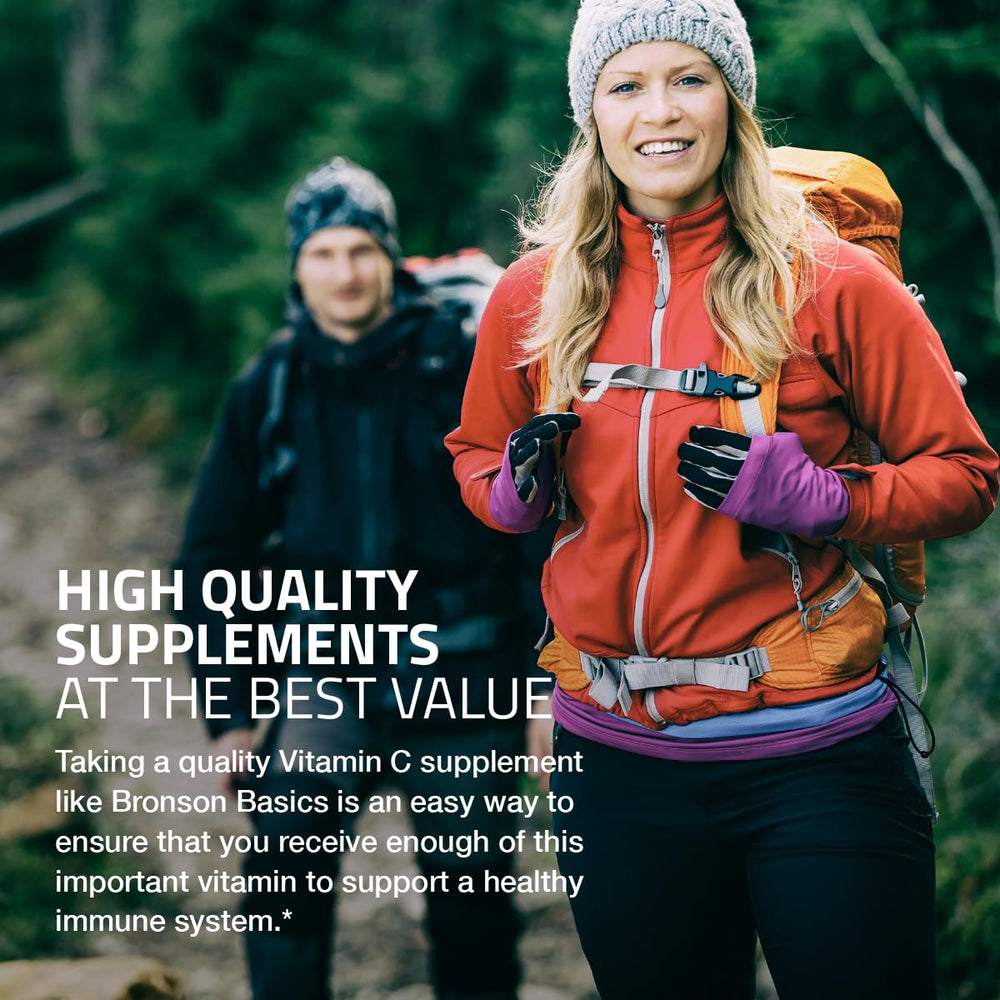 Bronson Vitamin C 500 mg vegetarian tablets view