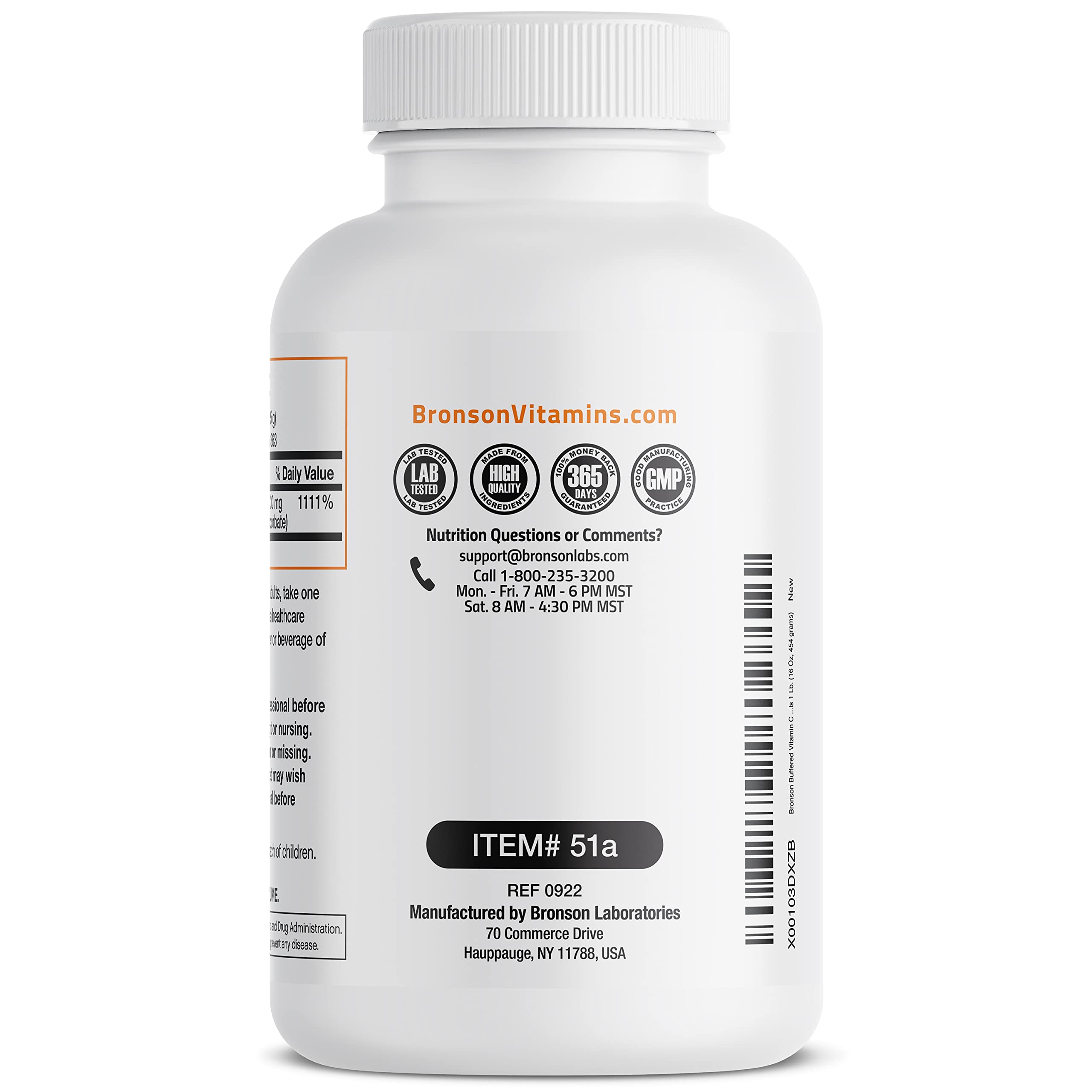 Scoop serving of Bronson Vitamin C Powder