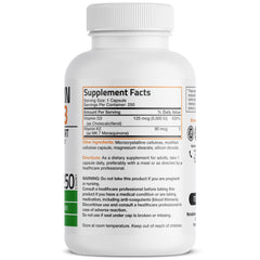 Close-up of Bronson capsules showing easy-to-swallow design