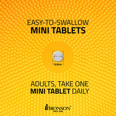 Close-up of Bronson Vitamin K2 MK-7 label with dosage information