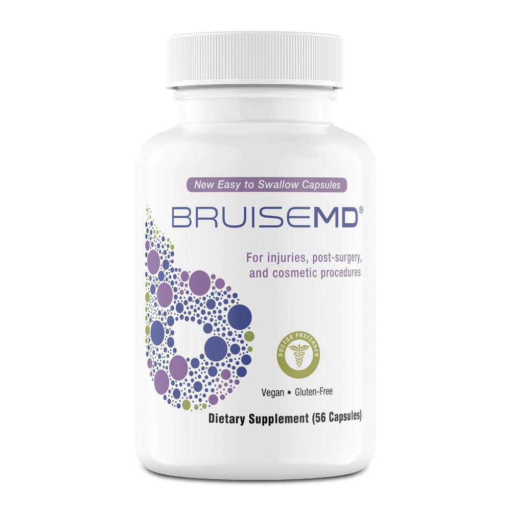 BruiseMD Arnica 1000mg and Bromelain 500mg capsules – 14-day supply