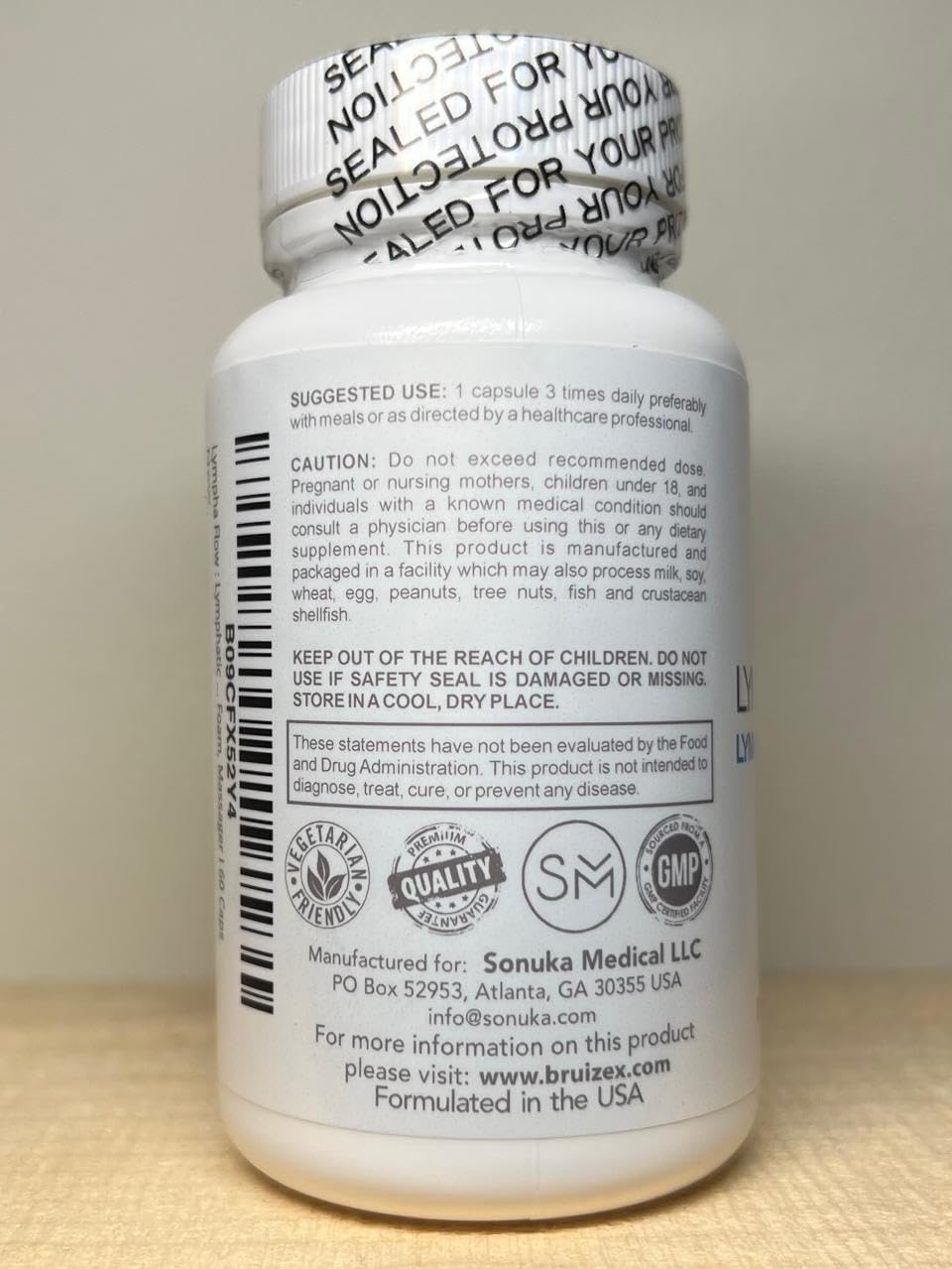 Bruizex Lympho Flow recovery setup illustrates compatibility with post-surgery routines.