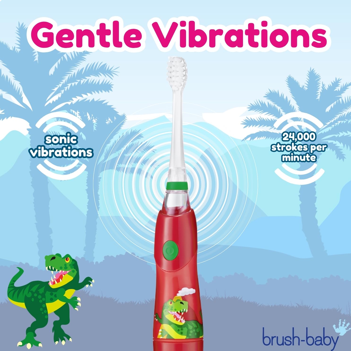 Close up of BPA free DeepClean bristles