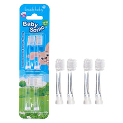 Soft replacement head for Brush-Baby BabySonic 18-36 months (4 pack) - image 1