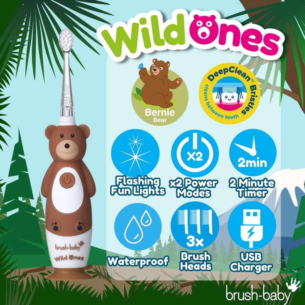 DeepClean bristles with longer ultra-soft bristles for between-teeth cleaning