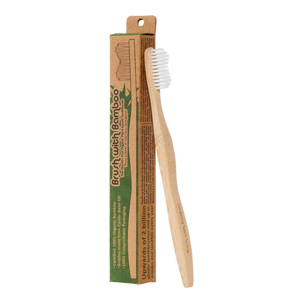 Close-up of soft plant-based bristles made from vegetable-oil base