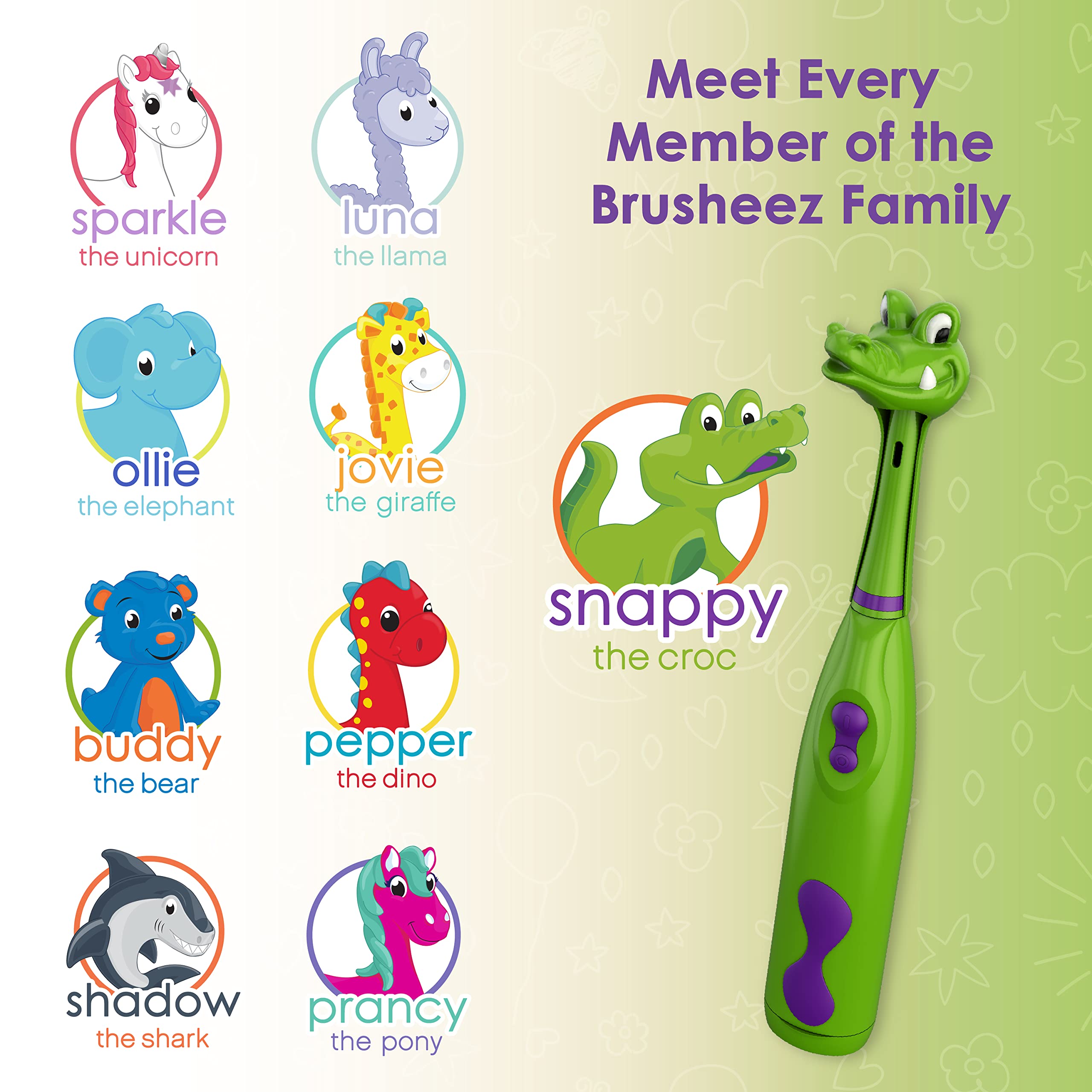 User manual and printed brushing chart