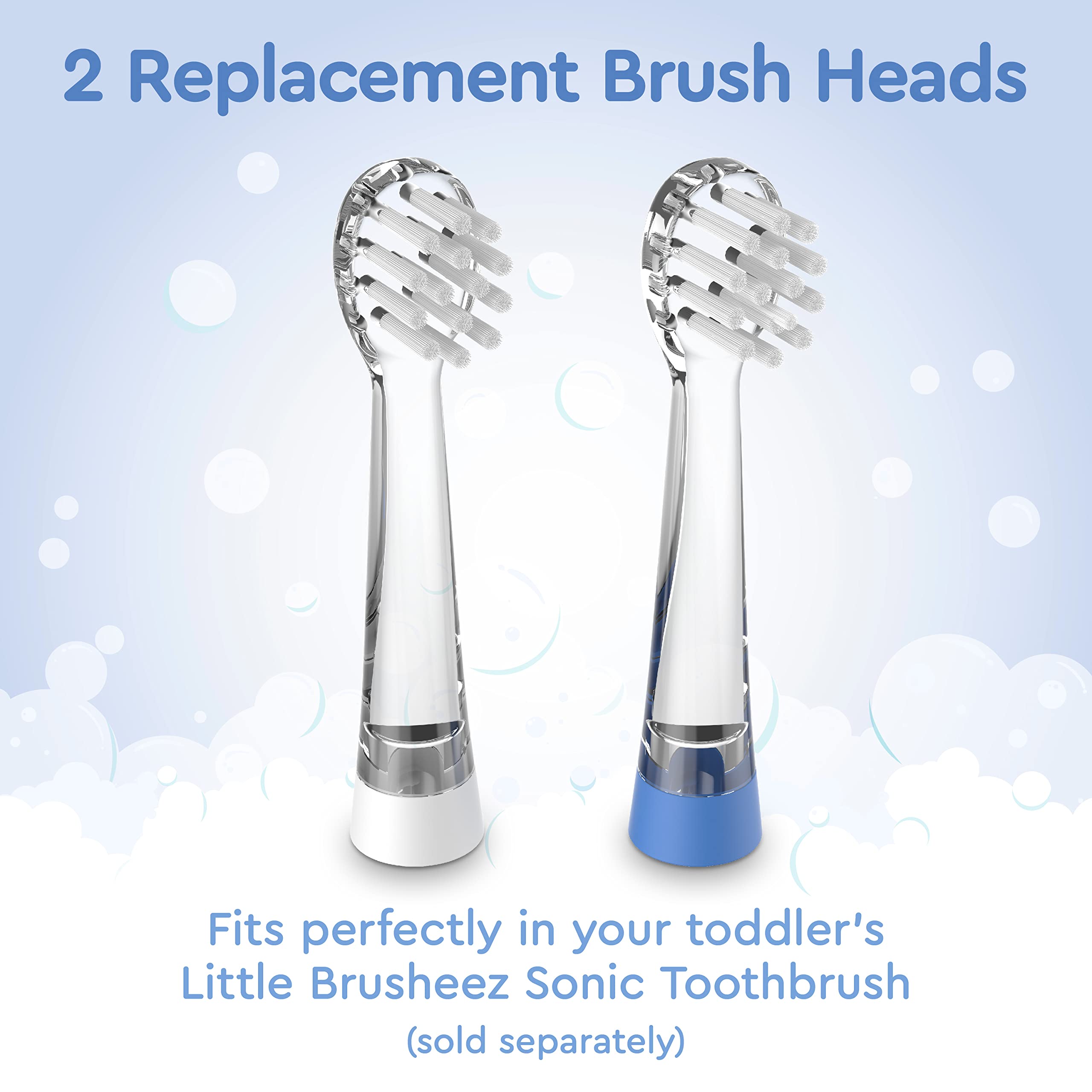Twist-and-click installation of replacement brush head