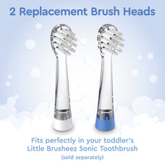 Twist-and-click installation of replacement brush head