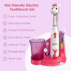 Replacement brush head for Brusheez kids toothbrush