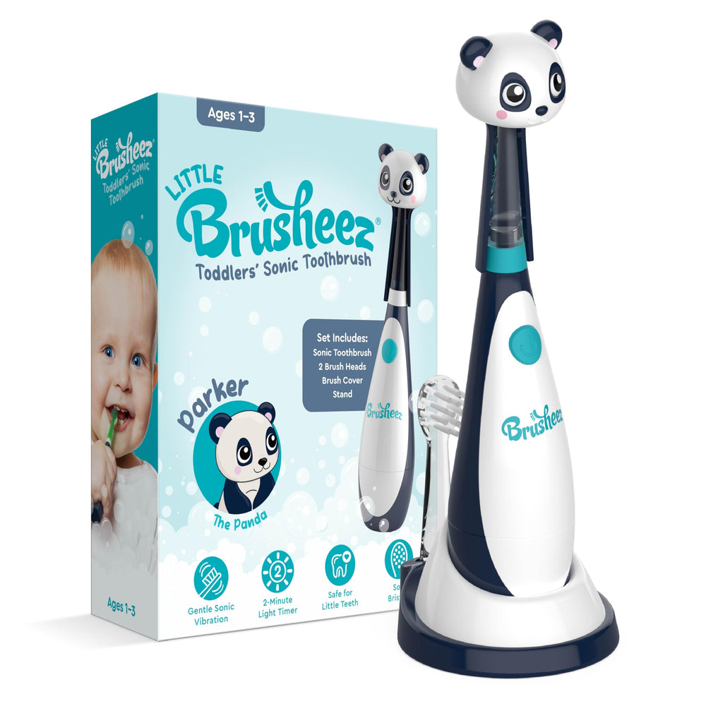 Brusheez toddler sonic toothbrush with Panda character - front view