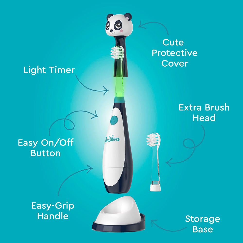 Toothbrush stand with storage for extra head