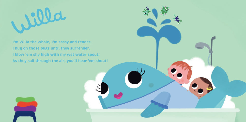 Illustration showing ages 4 weeks to 4 years