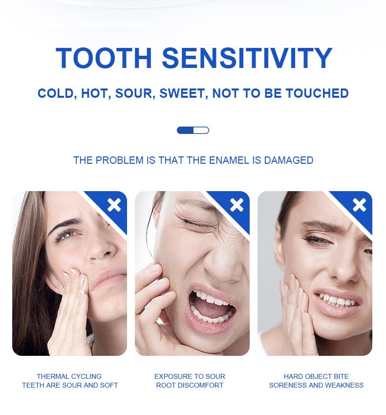 Person brushing teeth with hydroxyapatite toothpaste