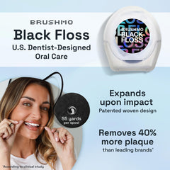 Expanding floss designed to glide between teeth
