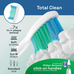 BM618 replacement heads compatible with Philips Sonicare click-on handles