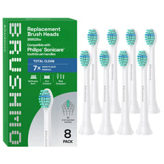 Brushmo BM628 compact replacement toothbrush head in white