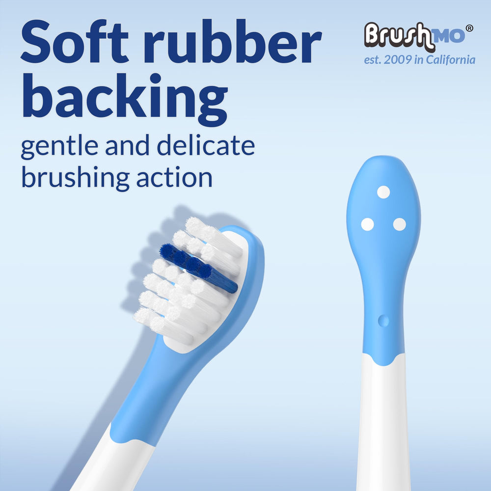 8-pack multi-color toothbrush heads for ages 3 and up
