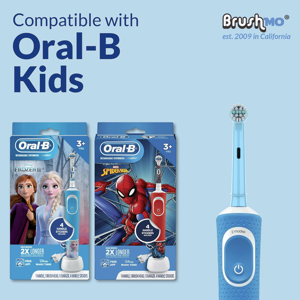 Colorful Brushmo replacement heads to differentiate family members