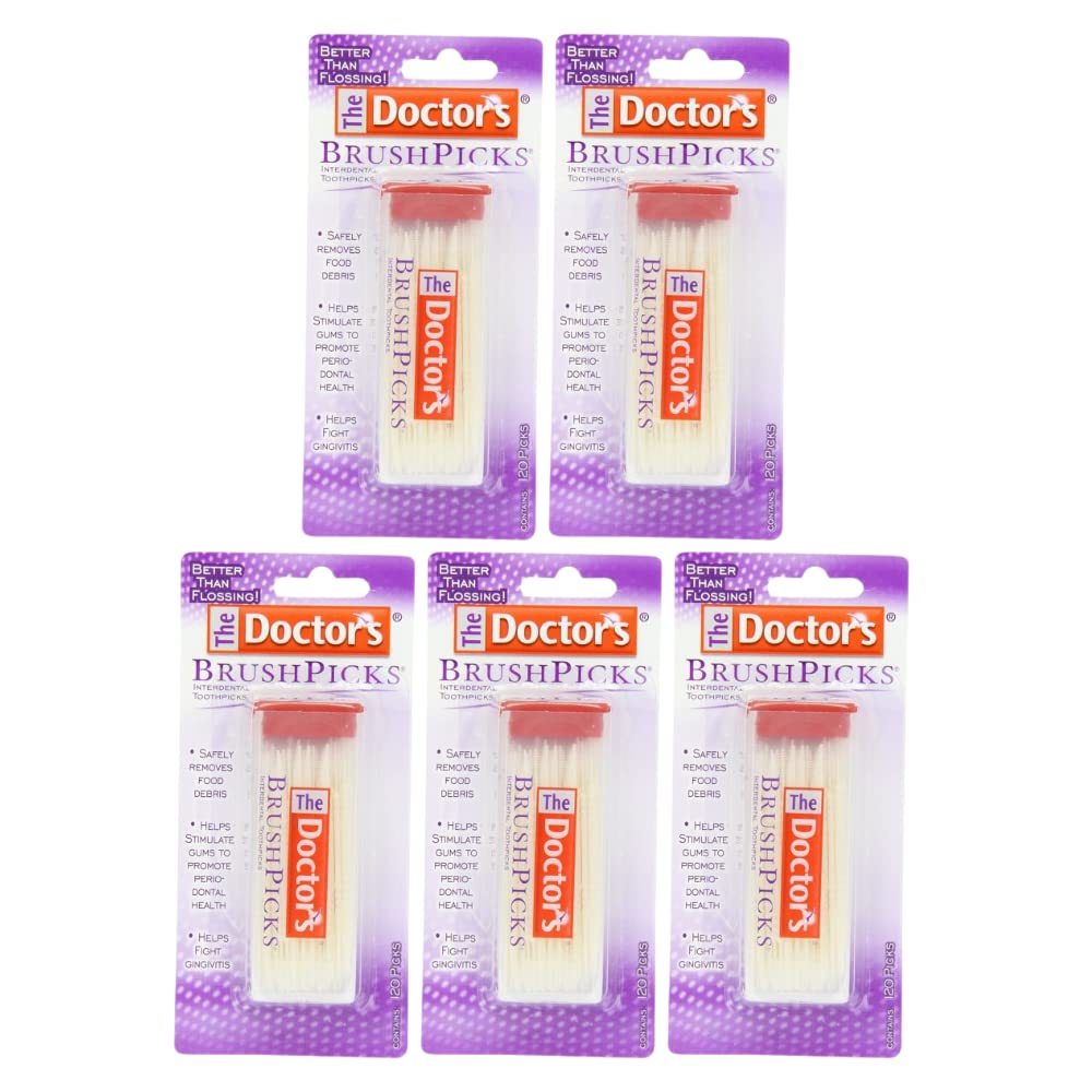 The Doctor's BrushPicks 120-count box