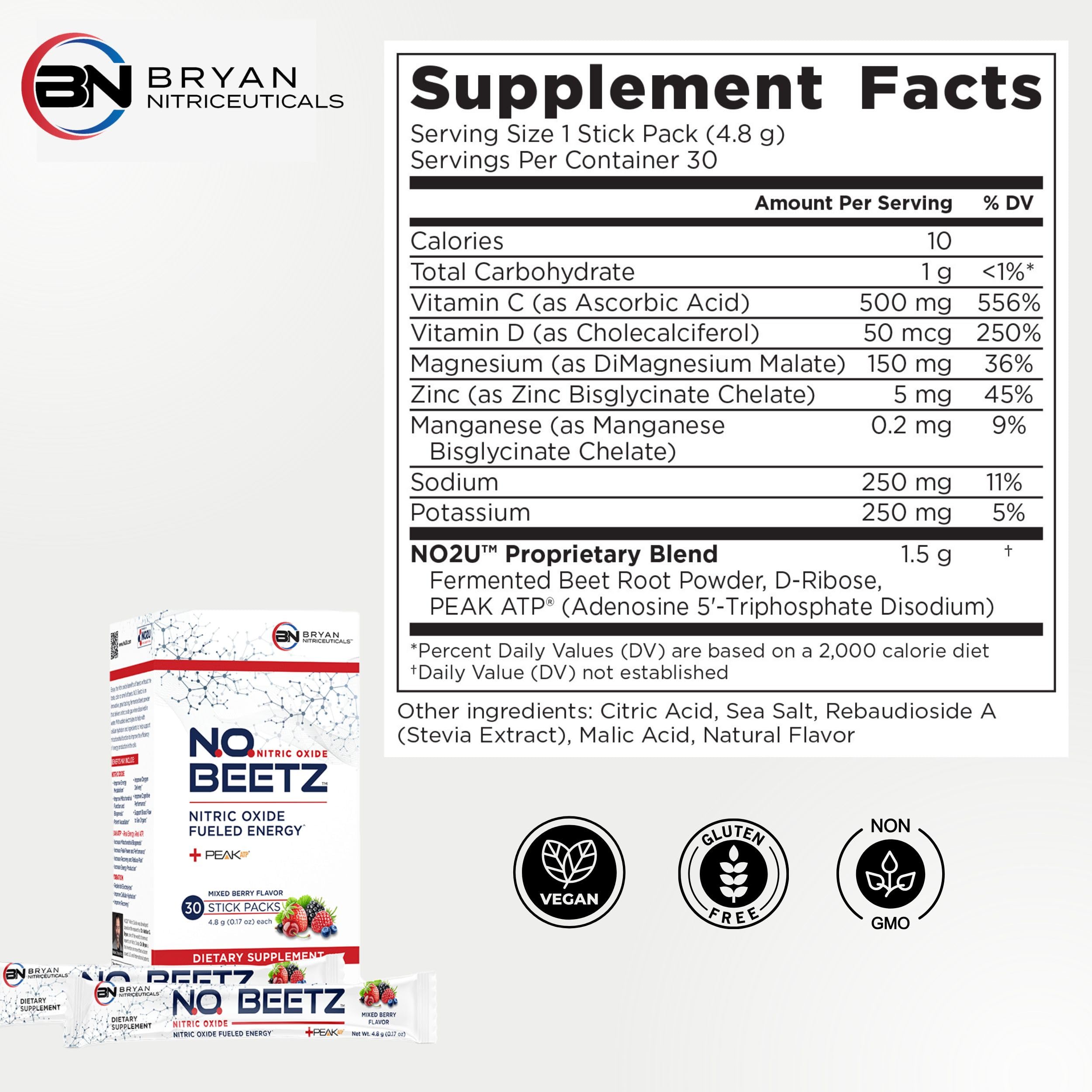 N.O. Beetz packet being dissolved for pre-workout energy and hydration.