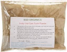 BSD Organics Tooth Powder 100 Gram - jar packaging