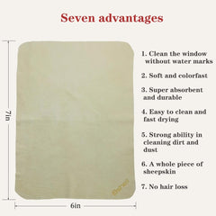 Soft microfiber cleaning cloth for glasses