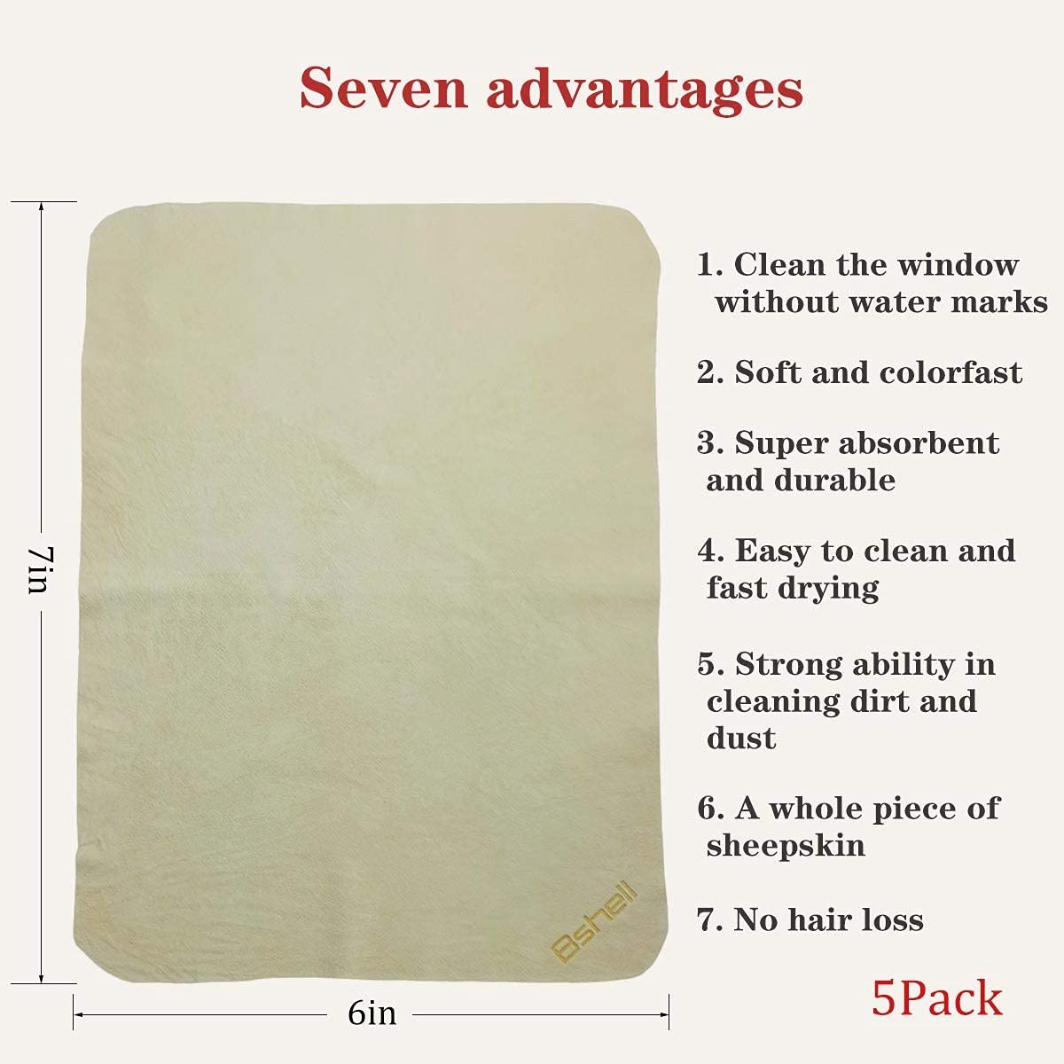 Soft microfiber cleaning cloth for glasses and jewelry