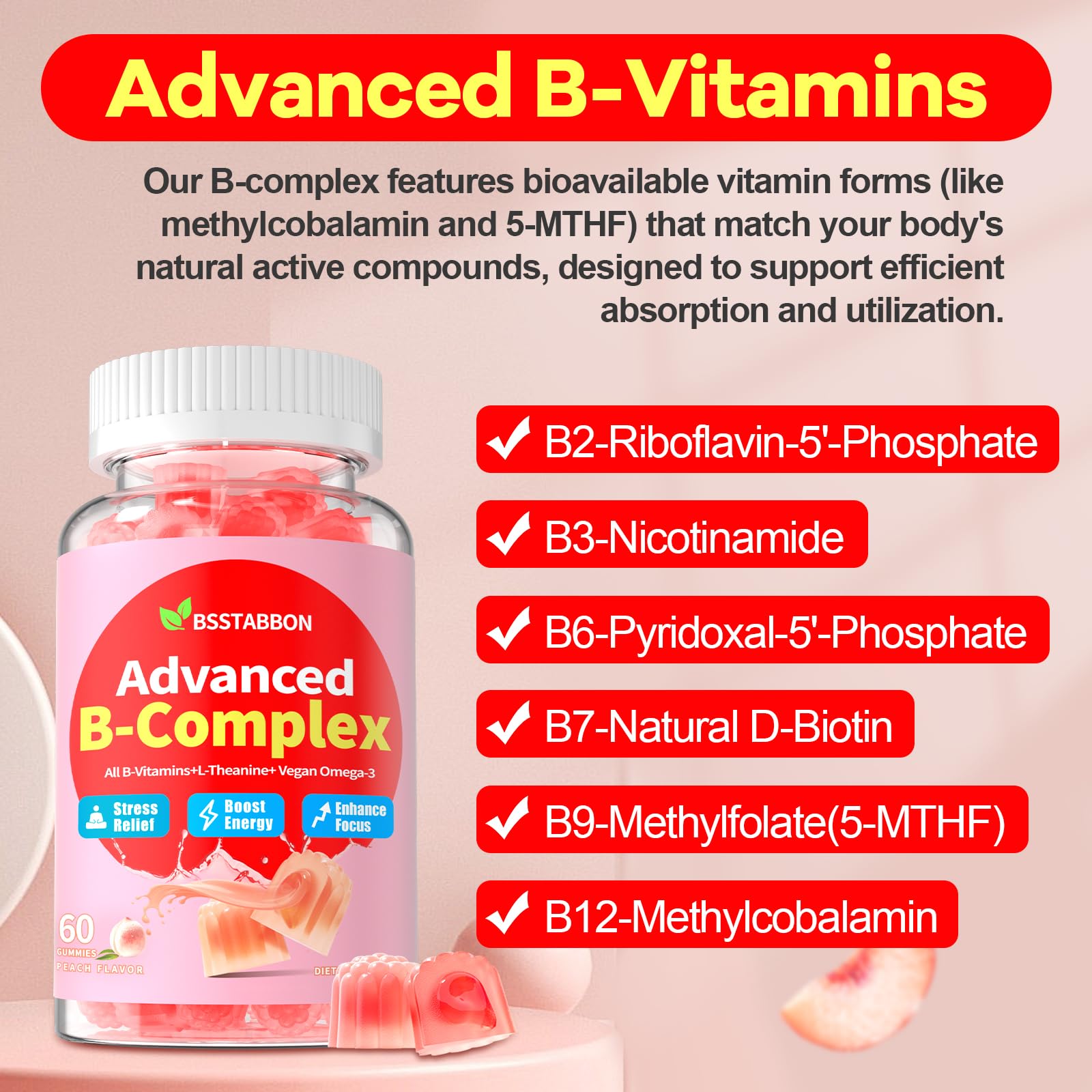 Gummies support energy and nervous system health