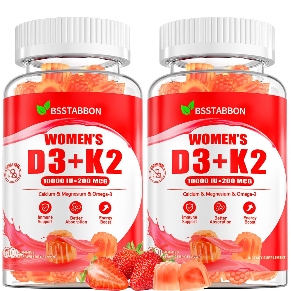 BSSTABBON Organic Women's D3 K2 Gummies hero image