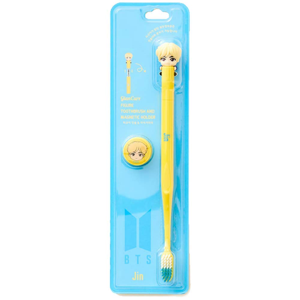 BTS Jin character figure toothbrush