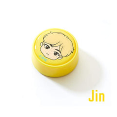 Magnetic holder mounted on wall with BTS toothbrush