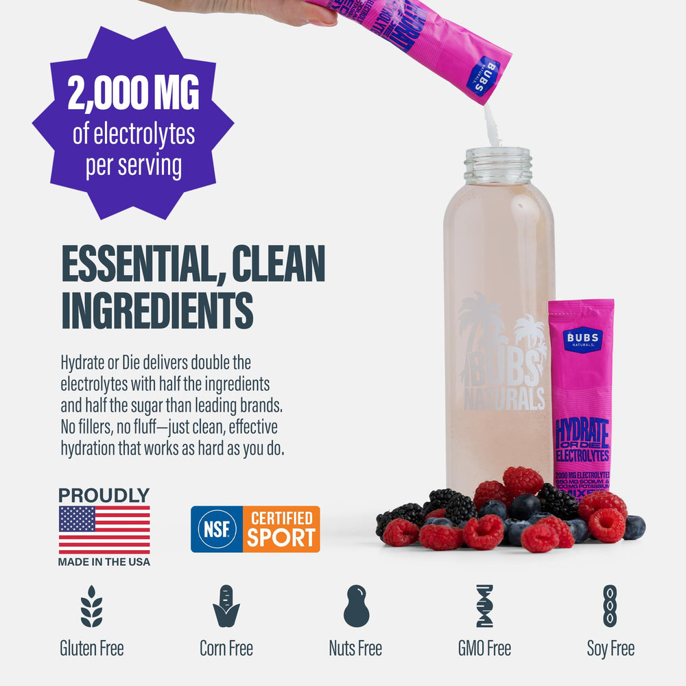 Mixed berry drink in glass showcasing natural flavor.